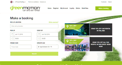 Desktop Screenshot of greenmotion.com