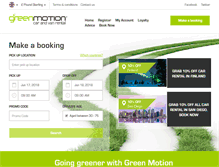 Tablet Screenshot of greenmotion.com