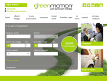 Tablet Screenshot of greenmotion.it