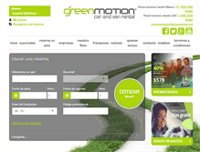 Tablet Screenshot of greenmotion.mx